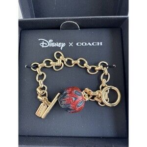 Coach X Disney Villain Poison Apple Bracelet NWT